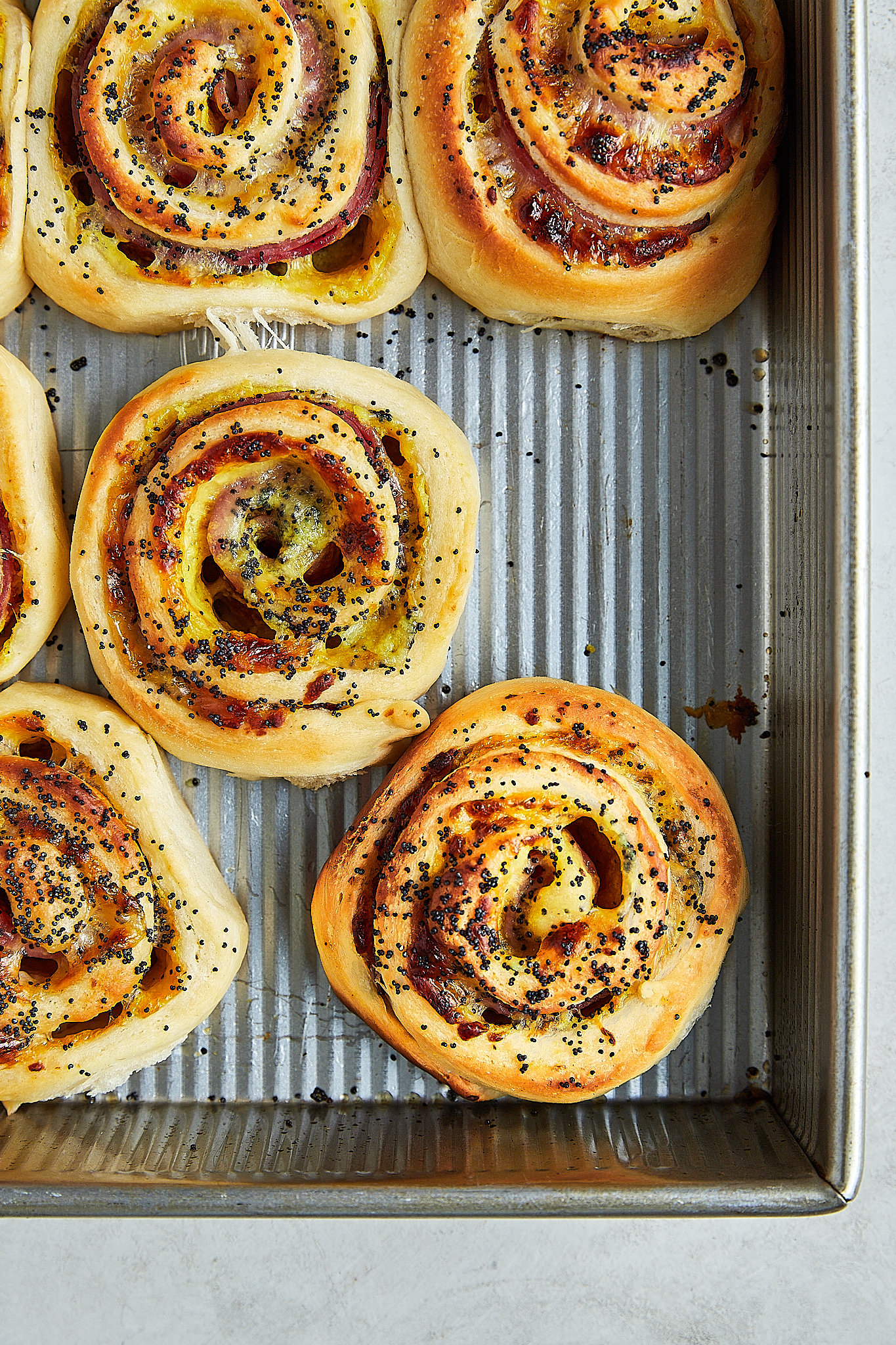 Ham and Cheese Pinwheels