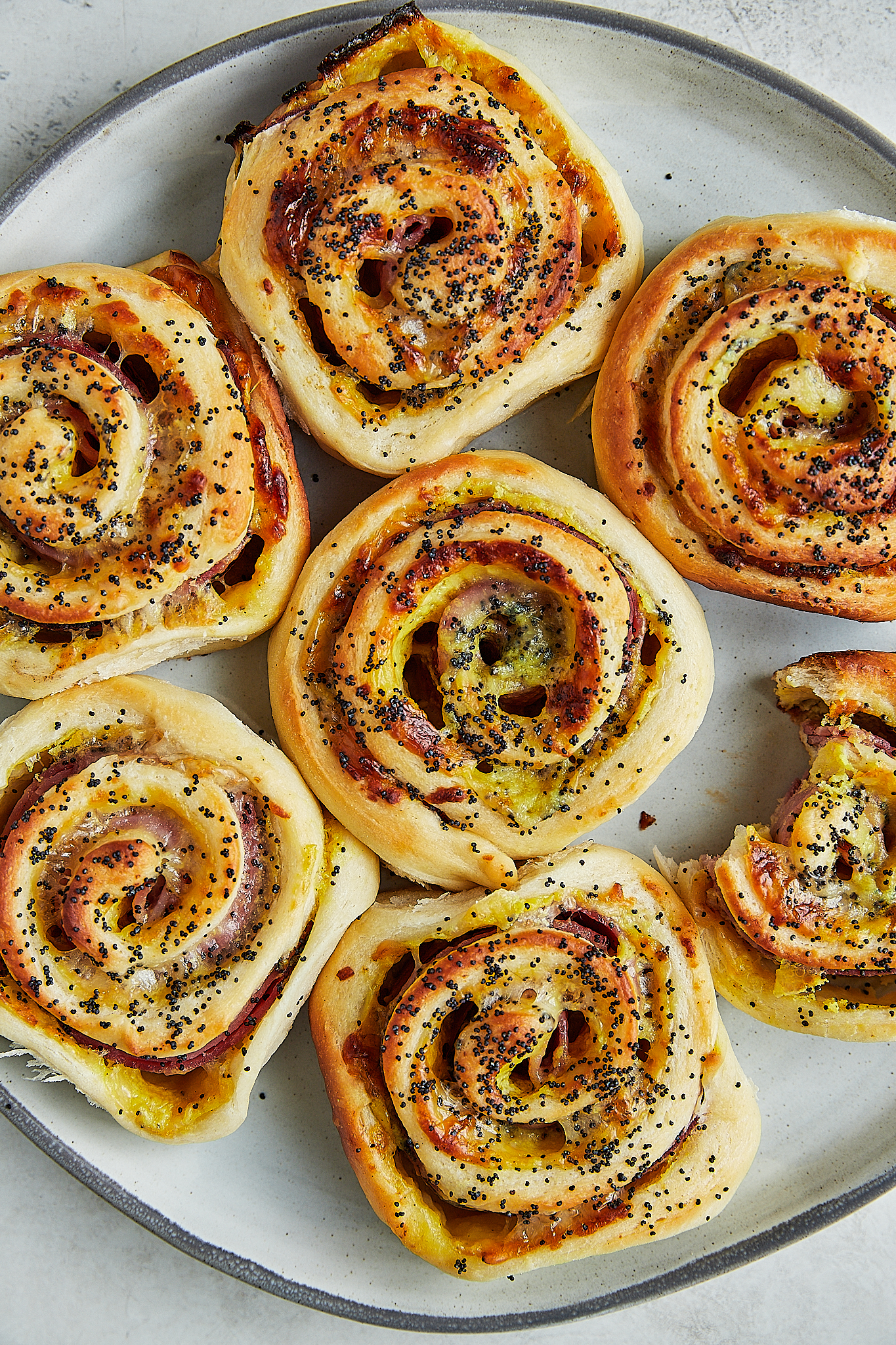 Ham and Cheese Pinwheels