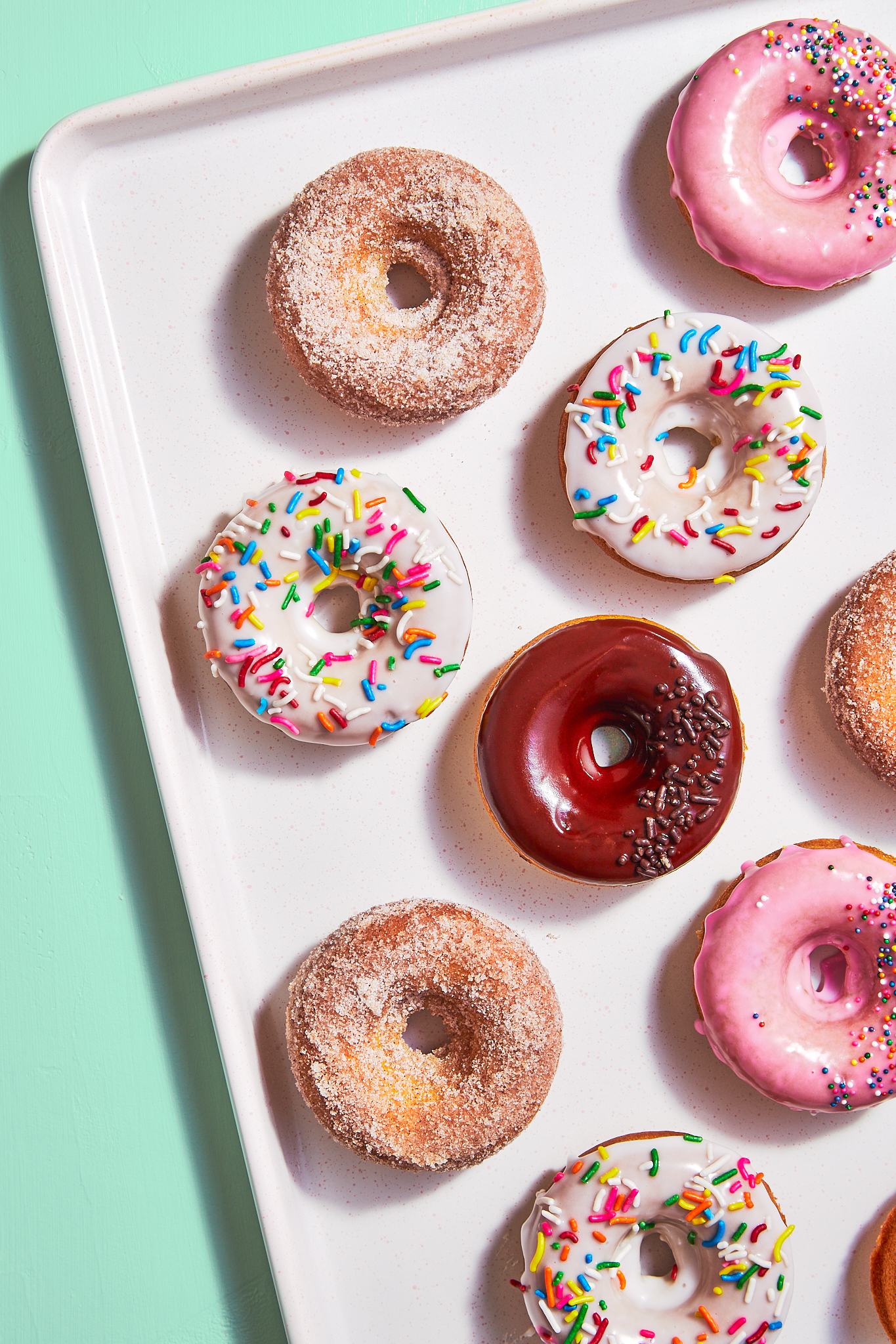 Iced and Sugared Donuts