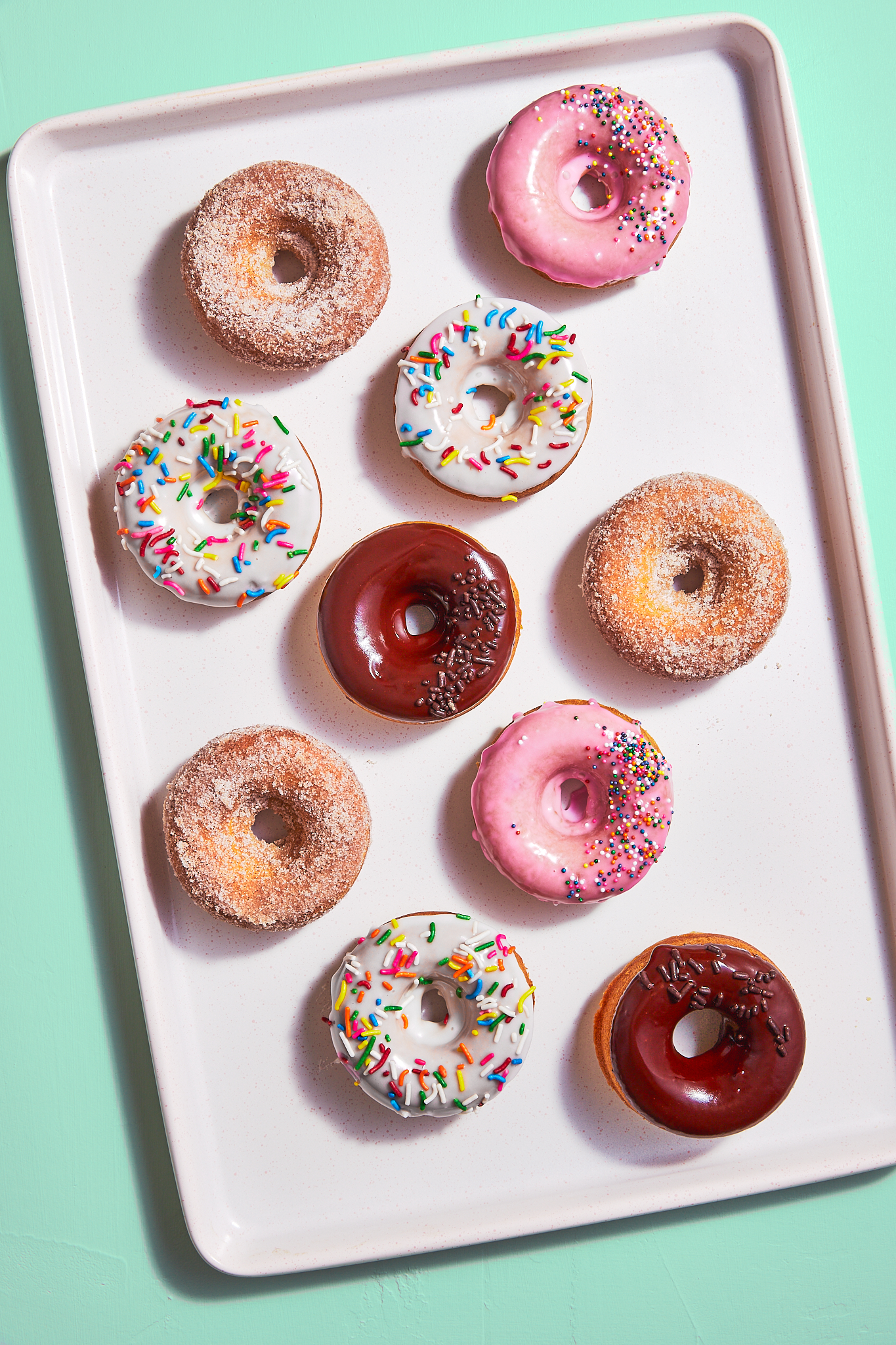 Iced and Sugared Donuts