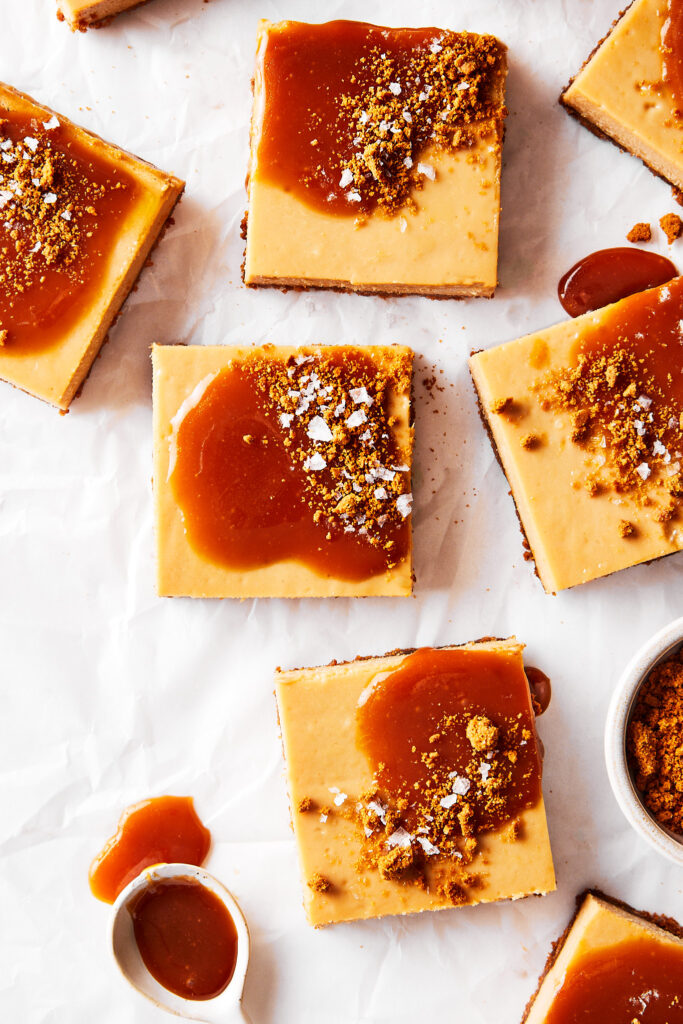 Delish: Cookie Butter Cheesecake Bars