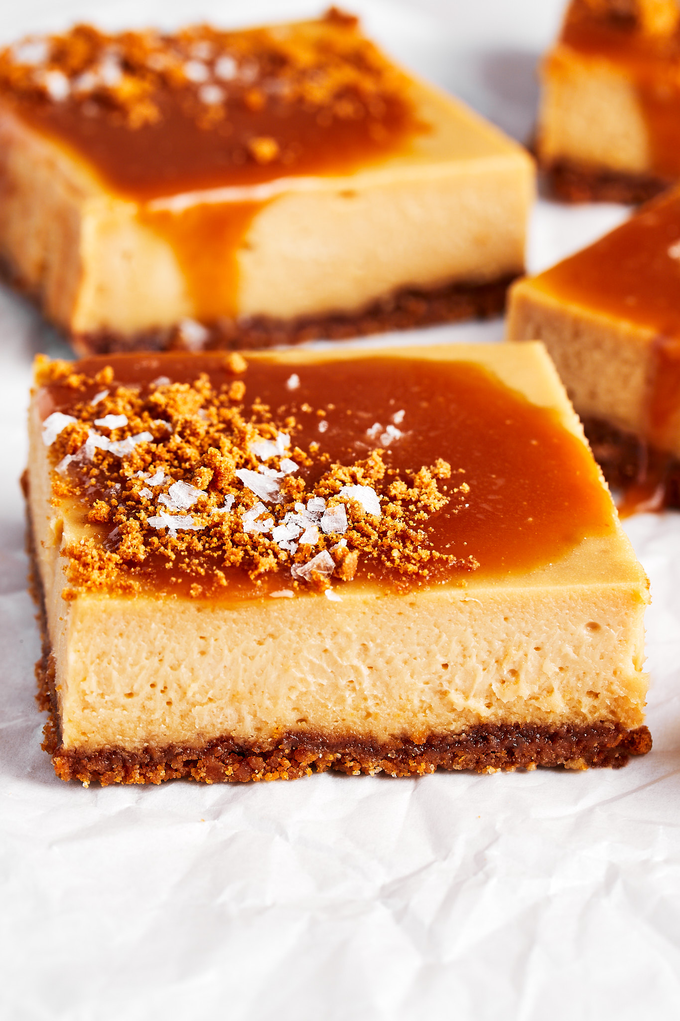 Delish: Cookie Butter Cheesecake Bars